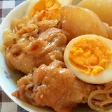 甘辛味がご飯に合う！手羽元・大根・卵のうま煮